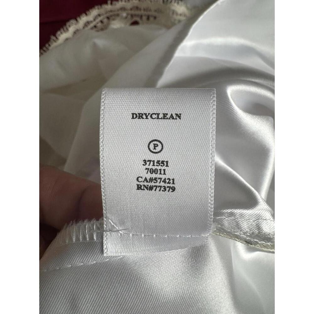 Ann Taylor White Fit‎ & Flare Lace Dress | Eyelet Trim | Size 8 | Summer Bridal - Picture 9 of 10